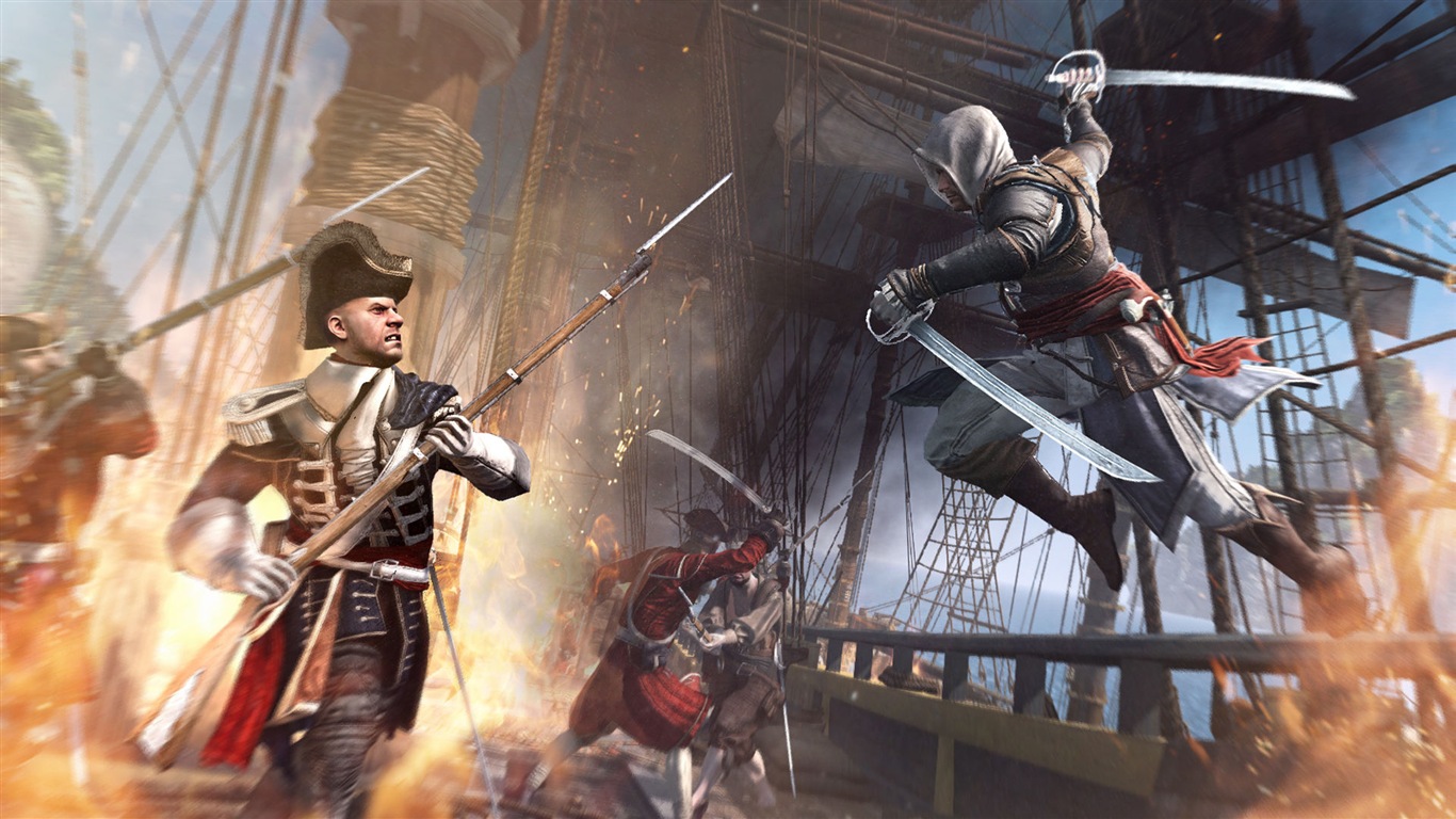 Assassin Creed IV: Black Flag HD tapety na plochu #12 - 1366x768