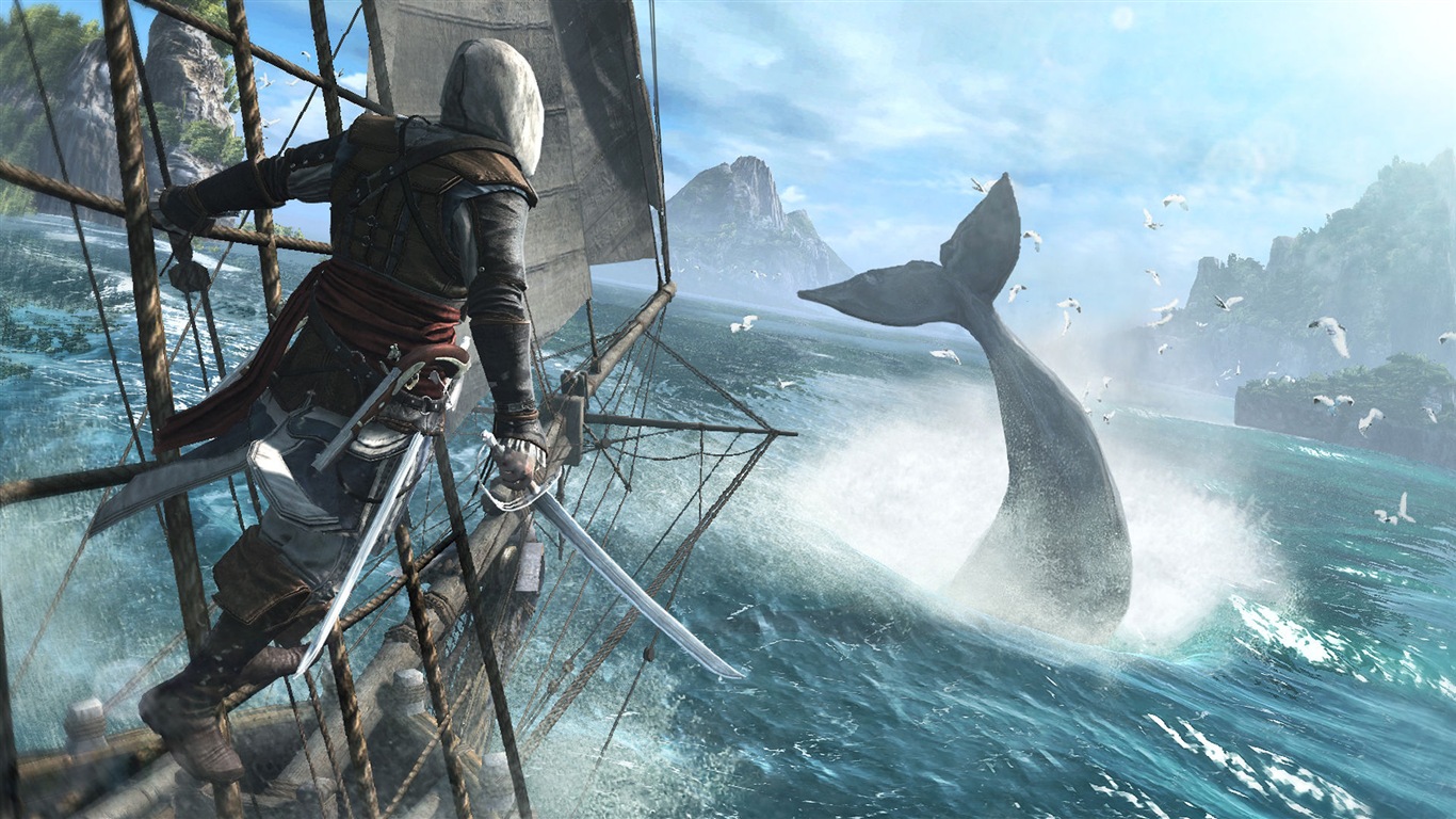 Assassin Creed IV: Black Flag HD tapety na plochu #20 - 1366x768