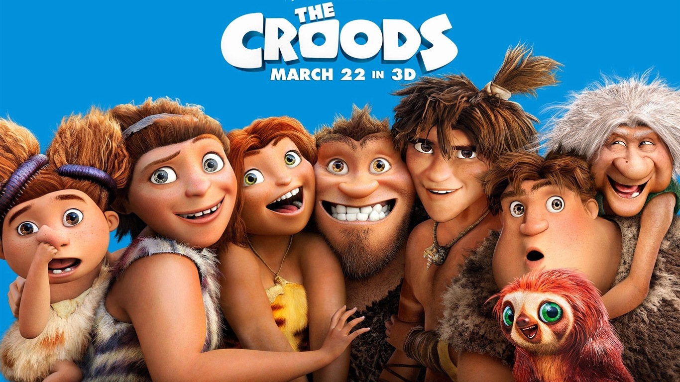The Croods 疯狂原始人 高清电影壁纸3 - 1366x768