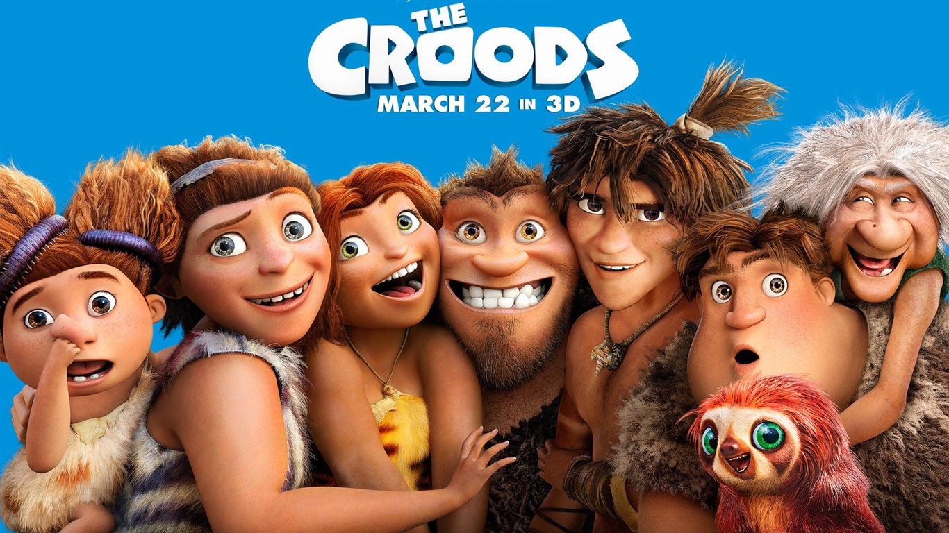 The Croods 瘋狂原始人 高清電影壁紙 #3 - 1366x768