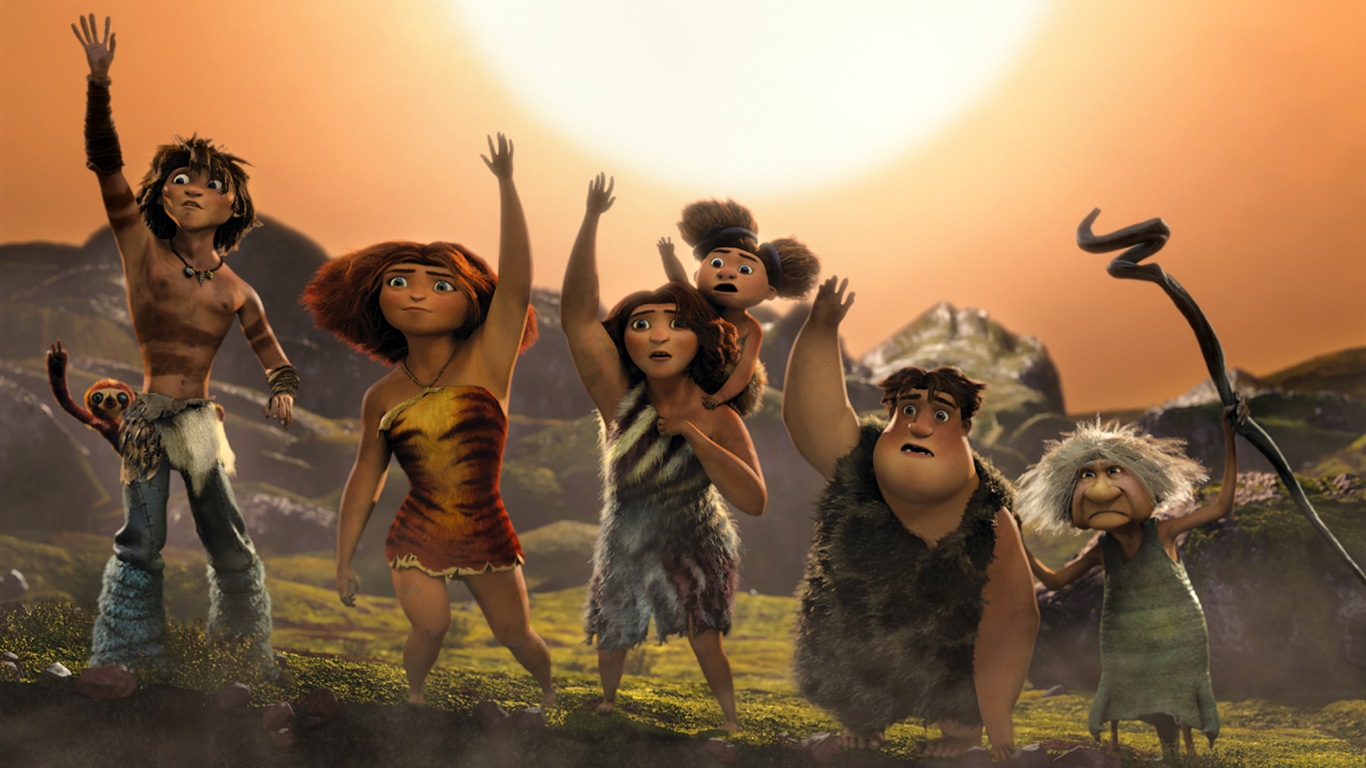 Croods HDムービーの壁紙 #4 - 1366x768