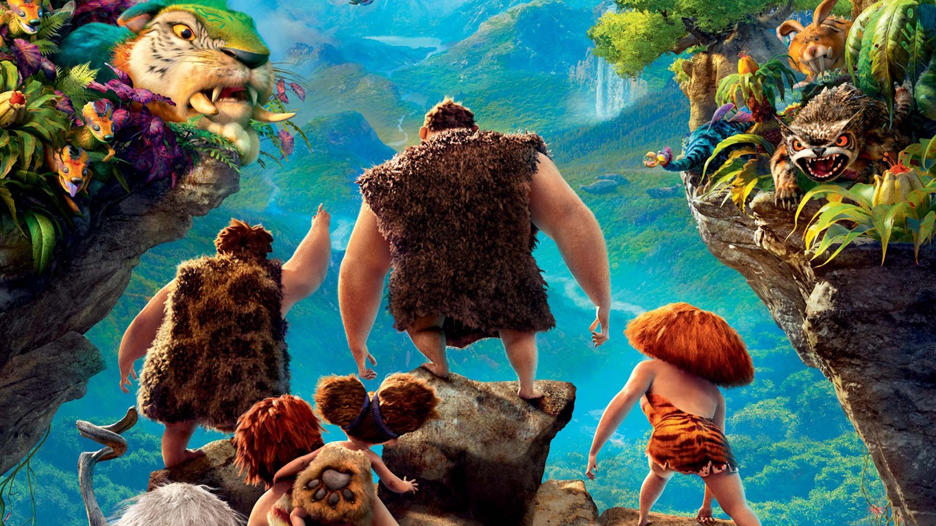 The Croods 疯狂原始人 高清电影壁纸5 - 1366x768