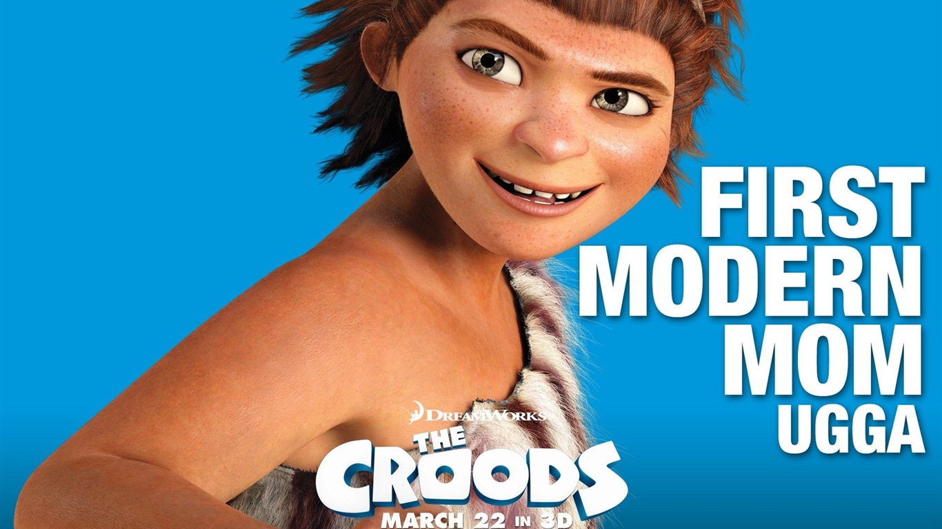 Los fondos de pantalla de alta definición de películas Croods #7 - 1366x768