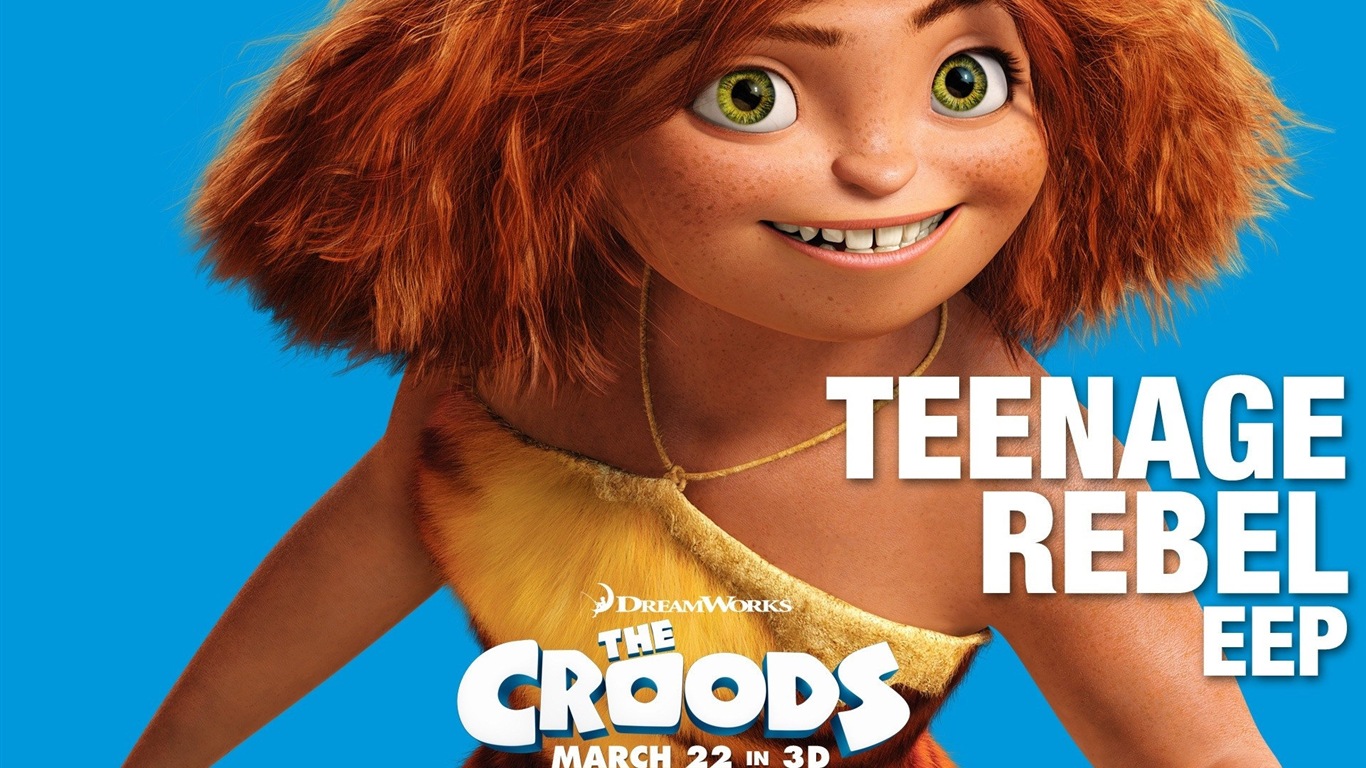 The Croods 疯狂原始人 高清电影壁纸10 - 1366x768