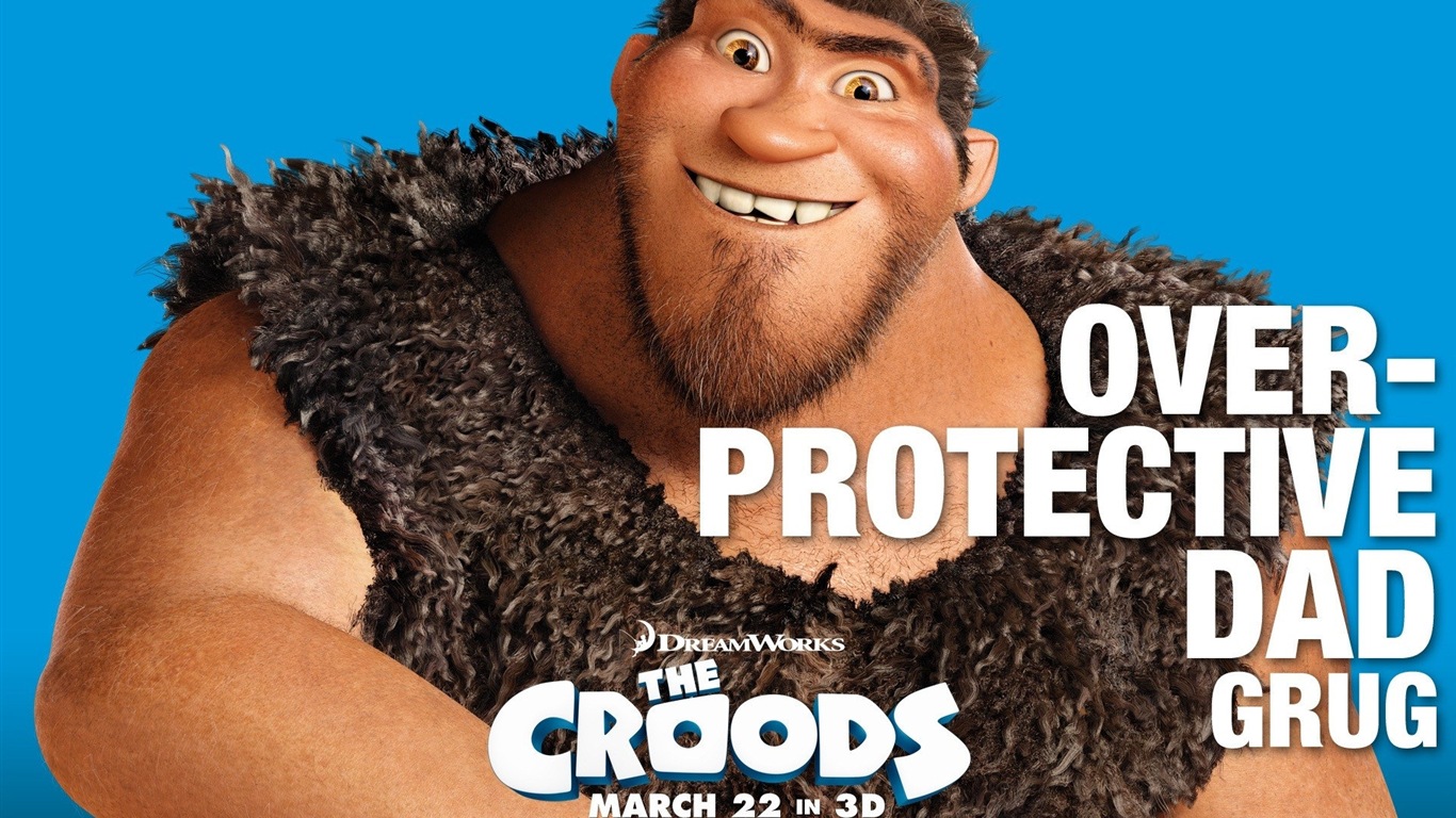 Croods HDムービーの壁紙 #11 - 1366x768