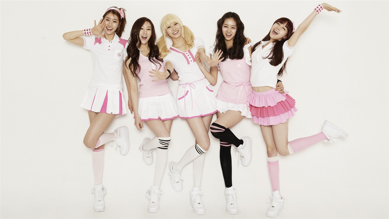Dívčí Den Korea pop music dívky tapety #19 - 1366x768