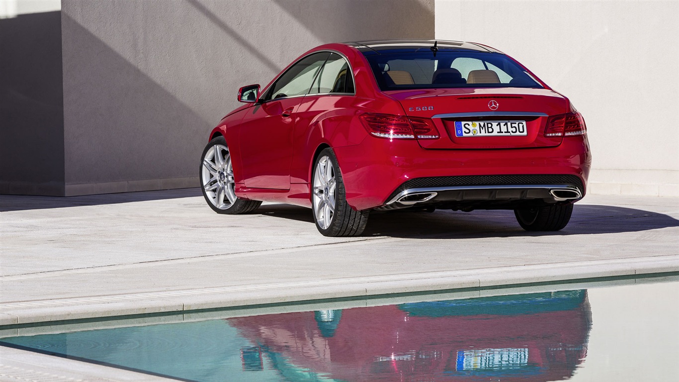 2014 Mercedes-Benz E-Class Coupe 奔馳跑車高清壁紙 #4 - 1366x768