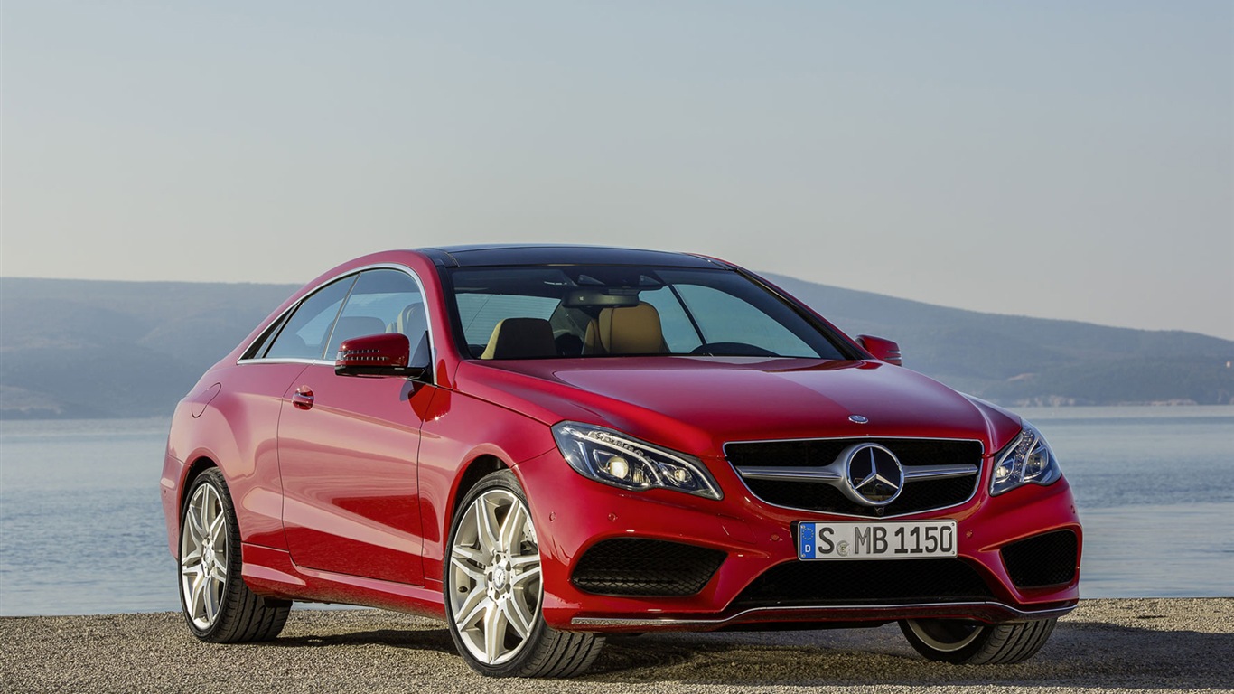 2014 Mercedes-Benz E-Class Coupe 奔馳跑車高清壁紙 #6 - 1366x768