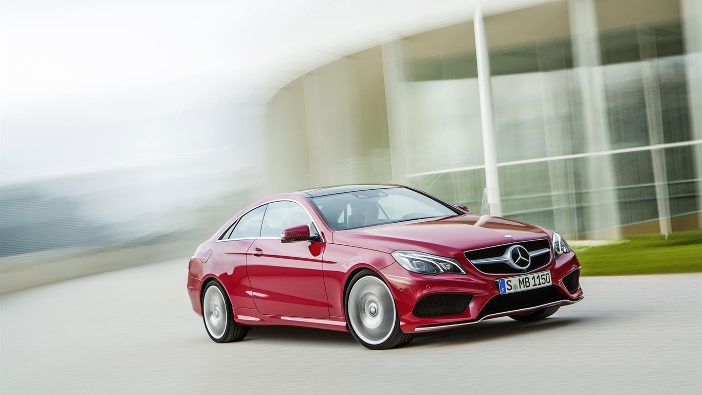 2014 Mercedes-Benz E-Class Coupe 奔馳跑車高清壁紙 #11 - 1366x768