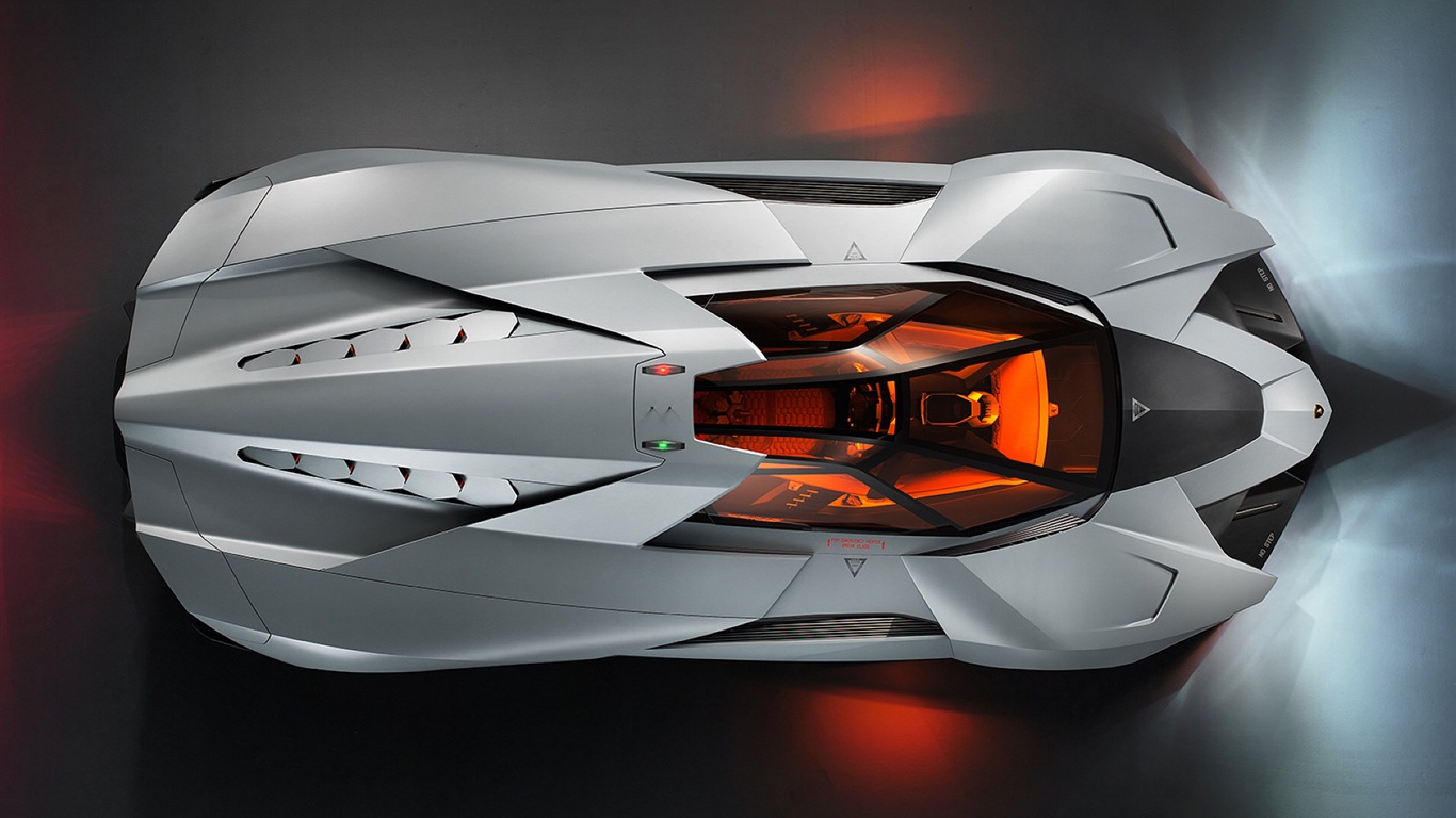 Lamborghini Egoista Concept supercar écran HD #2 - 1366x768