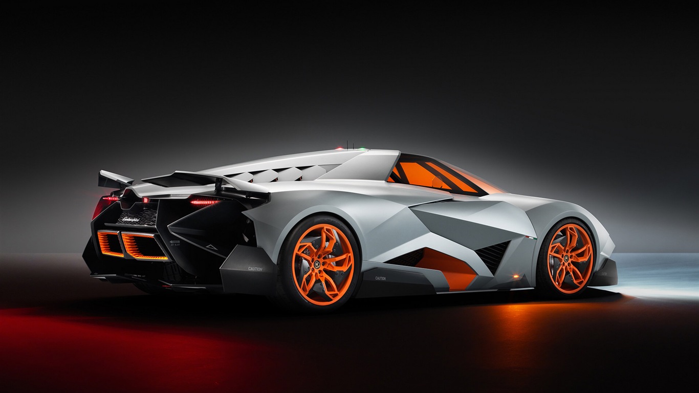 Lamborghini Egoista Concept supercar écran HD #5 - 1366x768