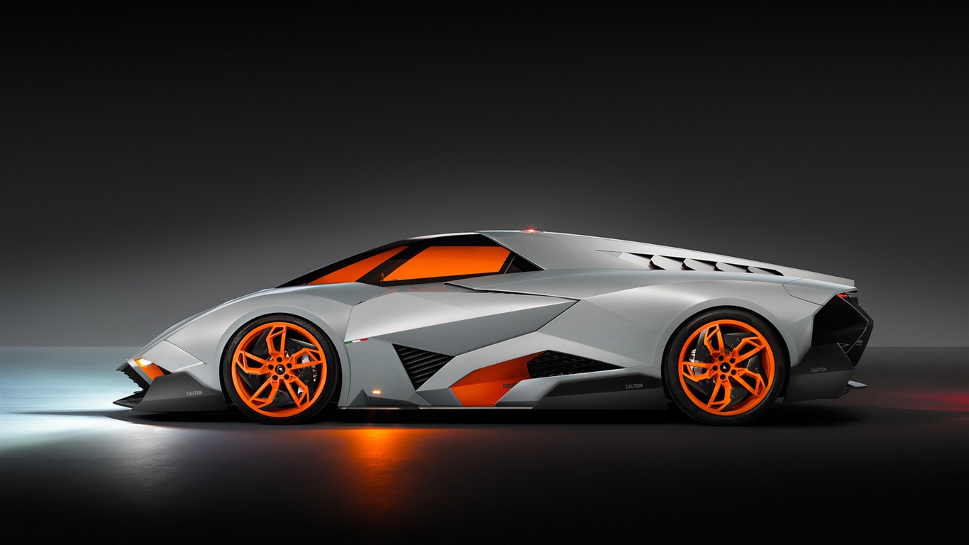 Lamborghini Egoista Konzept Supersportwagen HD Wallpaper #6 - 1366x768