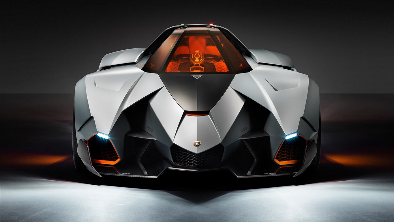 Lamborghini Egoista Konzept Supersportwagen HD Wallpaper #7 - 1366x768