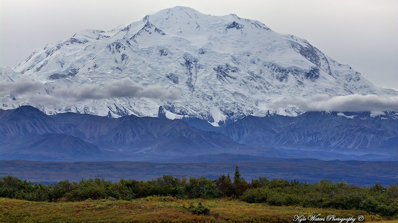 Windows 8 thème fond d'écran: Alaska paysage #10 - 1366x768