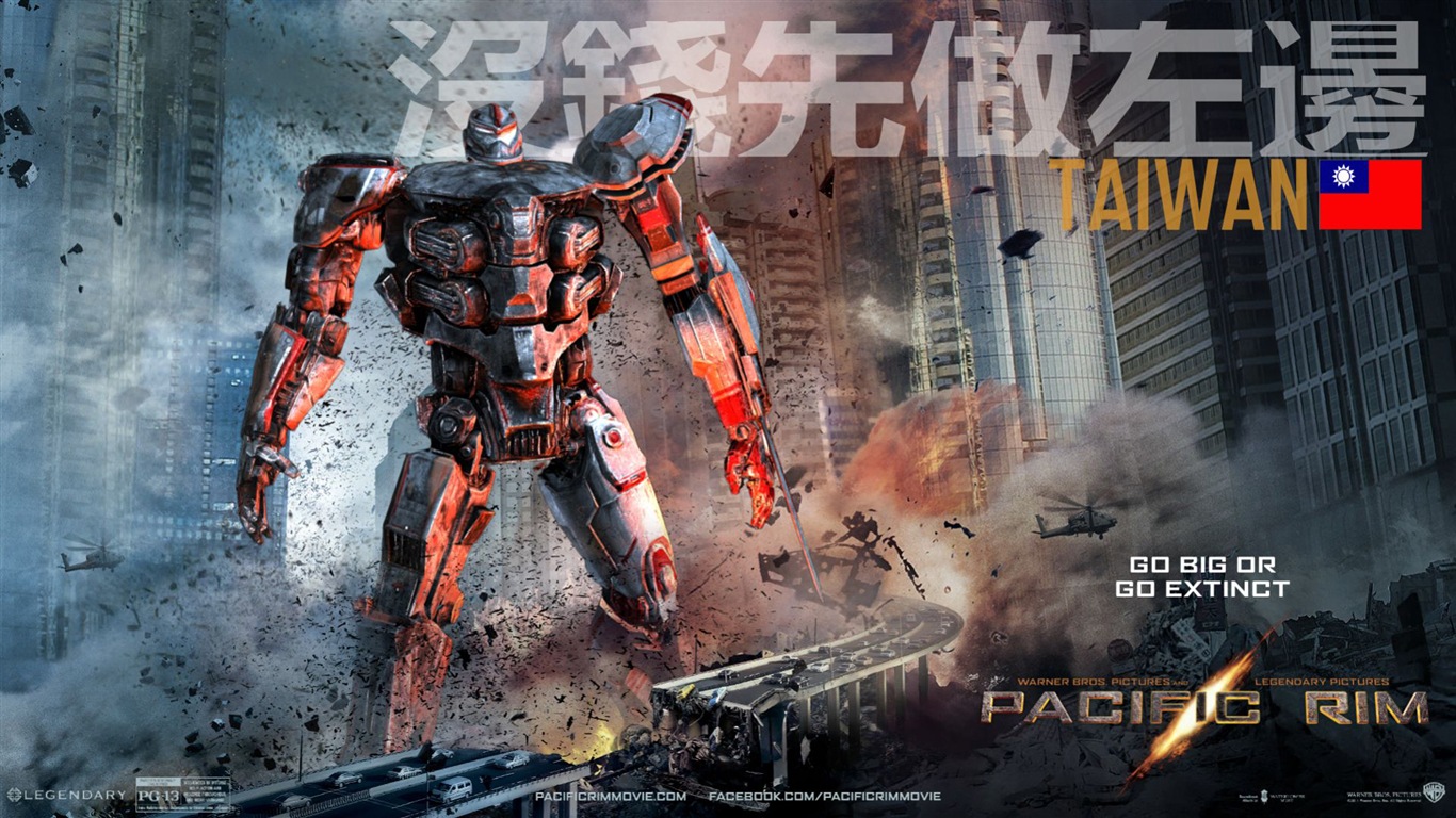 Pacific Rim 2013 HD film tapety na plochu #6 - 1366x768