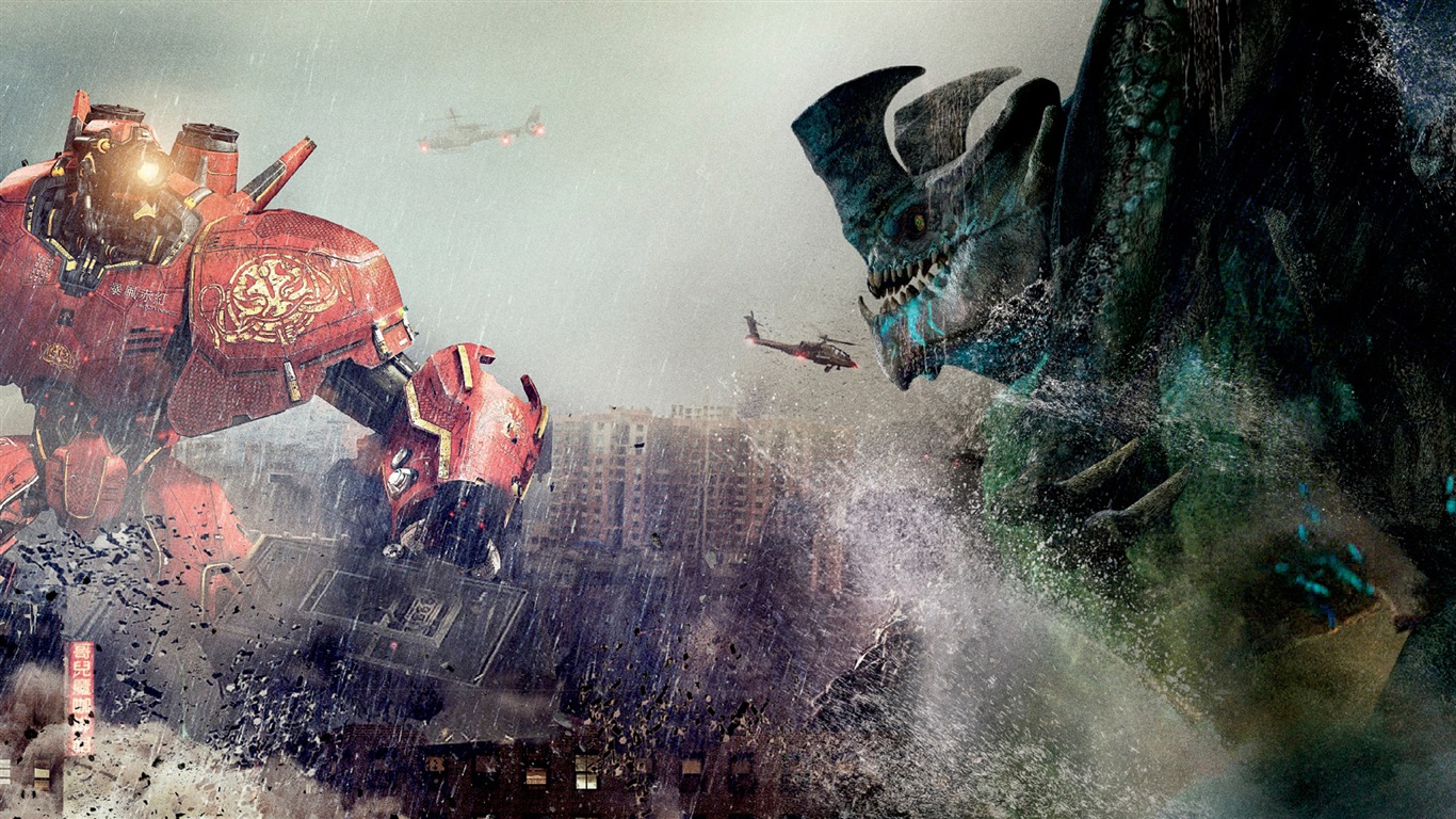 Pacific Rim 2013 HD film tapety na plochu #13 - 1366x768