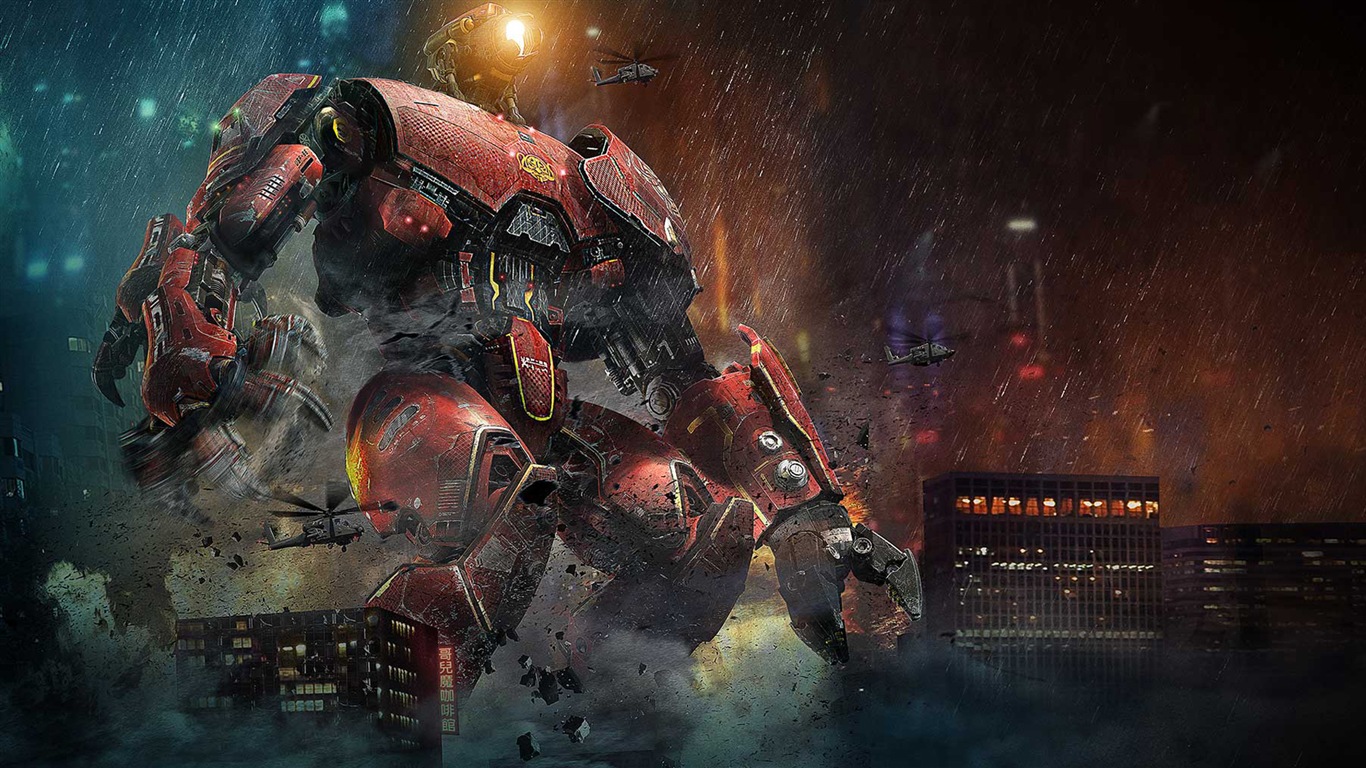 Pacific Rim 2013 fonds d'écran de films HD #17 - 1366x768