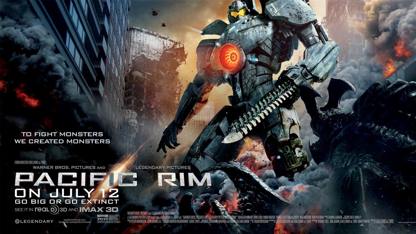 Pacific Rim 2013 fondos de pantalla de películas HD #21 - 1366x768