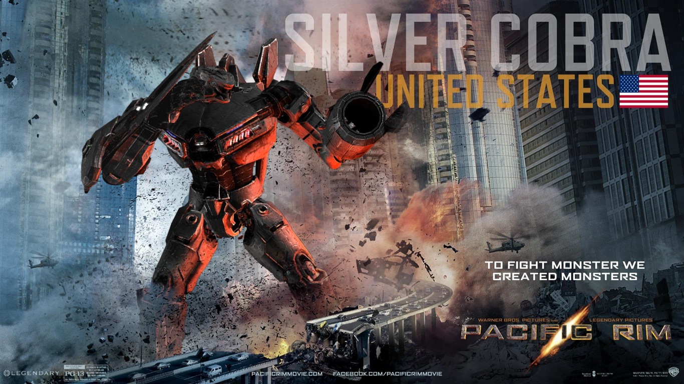 Pacific Rim 2013 HD film tapety na plochu #22 - 1366x768