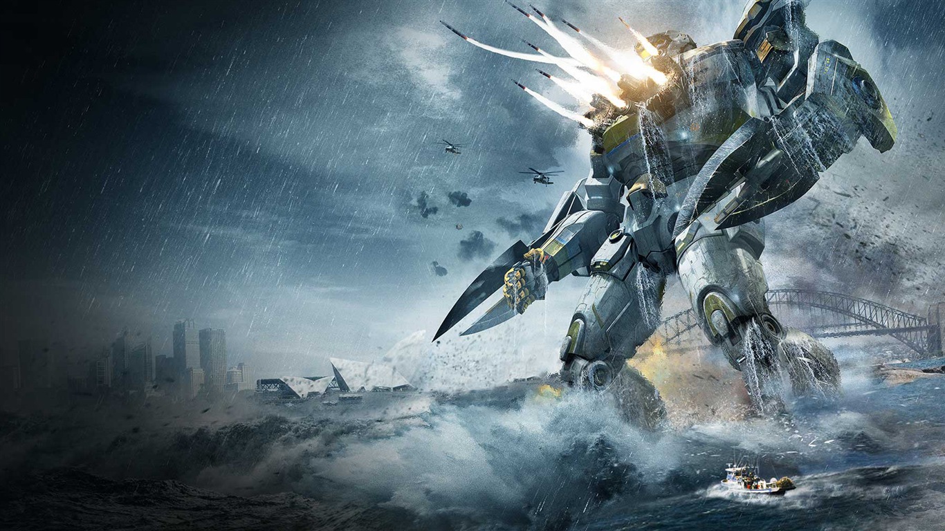 Pacific Rim 2013 HD film tapety na plochu #23 - 1366x768