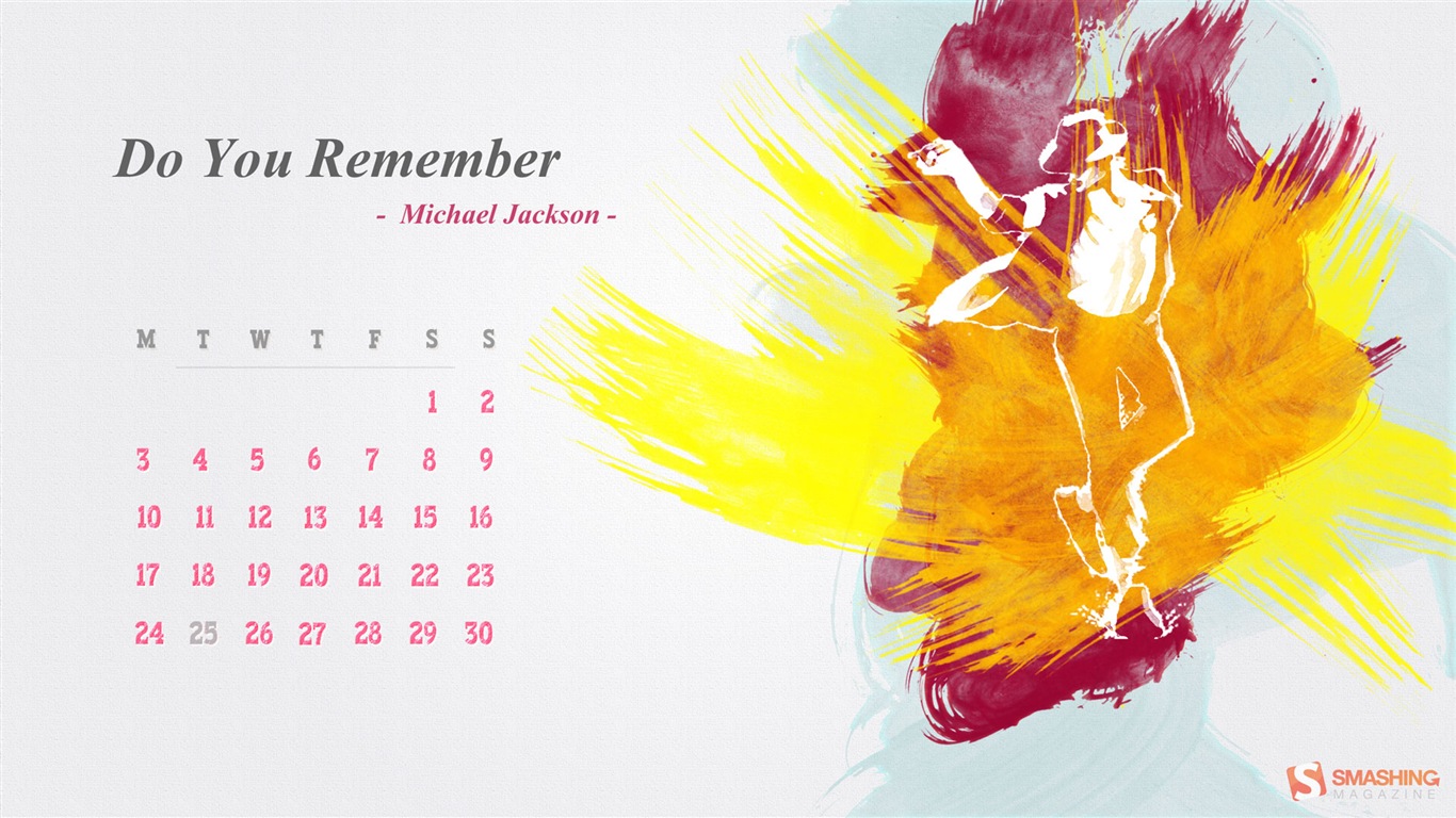 2013年6月 月曆壁紙(一) #15 - 1366x768
