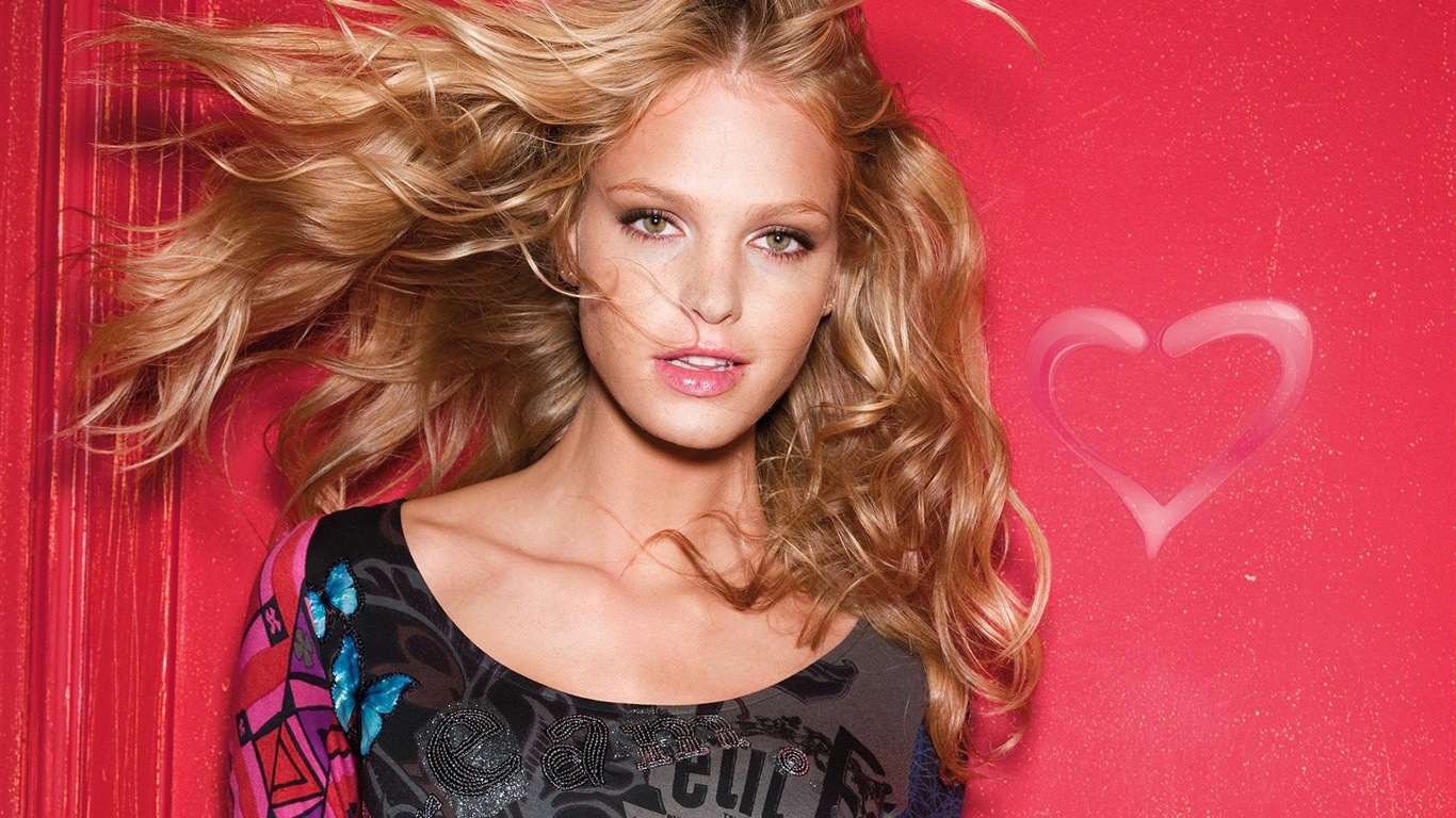 Erin Heatherton 艾琳·希瑟頓 美女壁紙 #10 - 1366x768