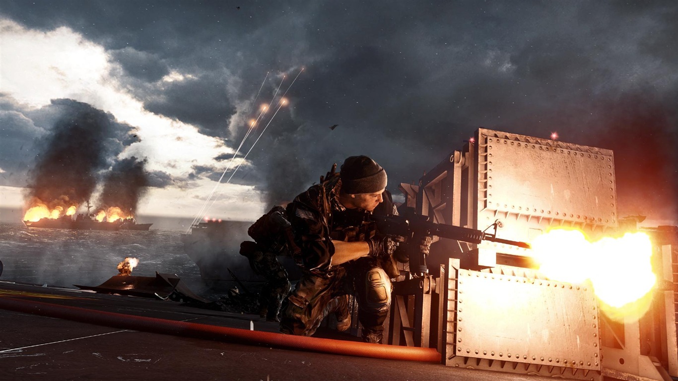 Battlefield 4 fondos de pantalla de alta definición #5 - 1366x768