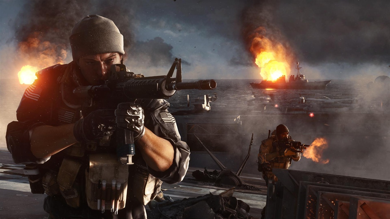 Battlefield 4 战地4 高清壁纸6 - 1366x768