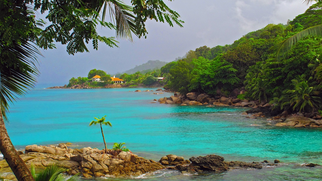 塞舌爾島自然風景 高清壁紙 #6 - 1366x768