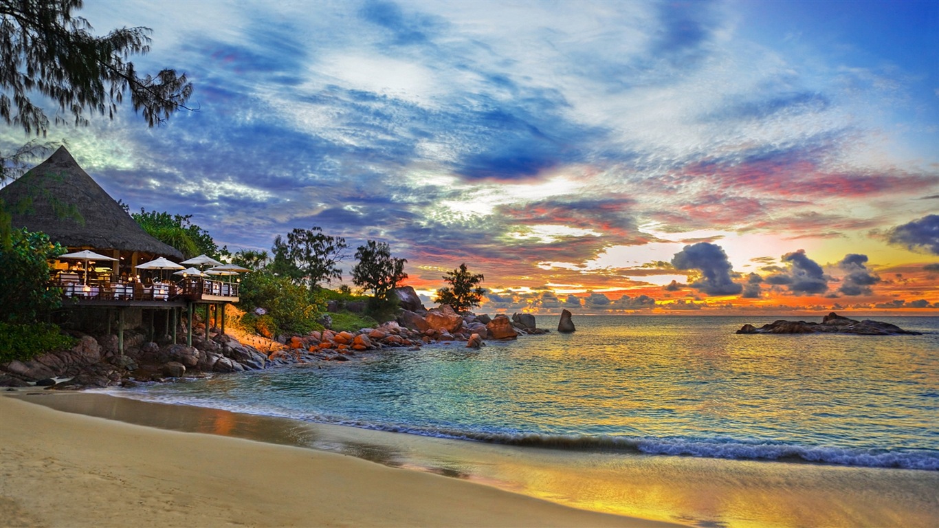 塞舌爾島自然風景 高清壁紙 #14 - 1366x768