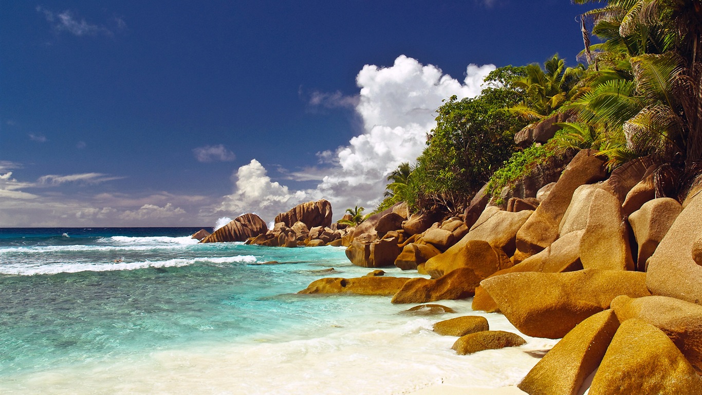 塞舌爾島自然風景 高清壁紙 #15 - 1366x768