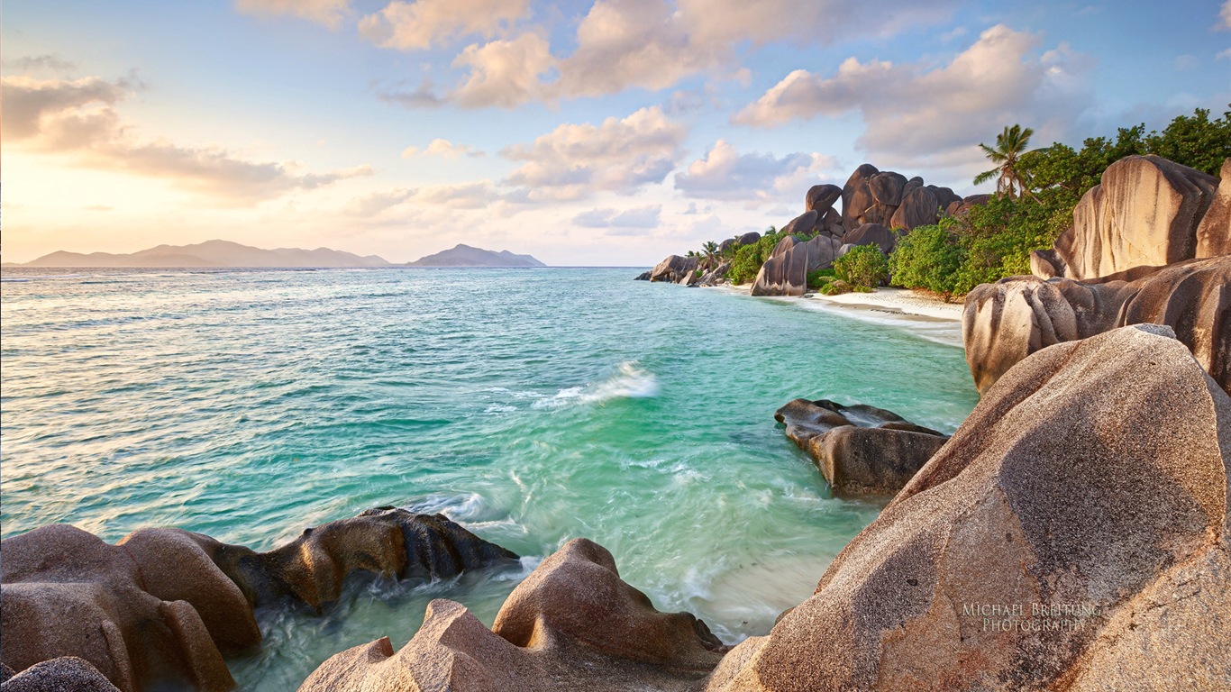 Seychellen-Insel, Natur, Landschaft HD Wallpaper #17 - 1366x768