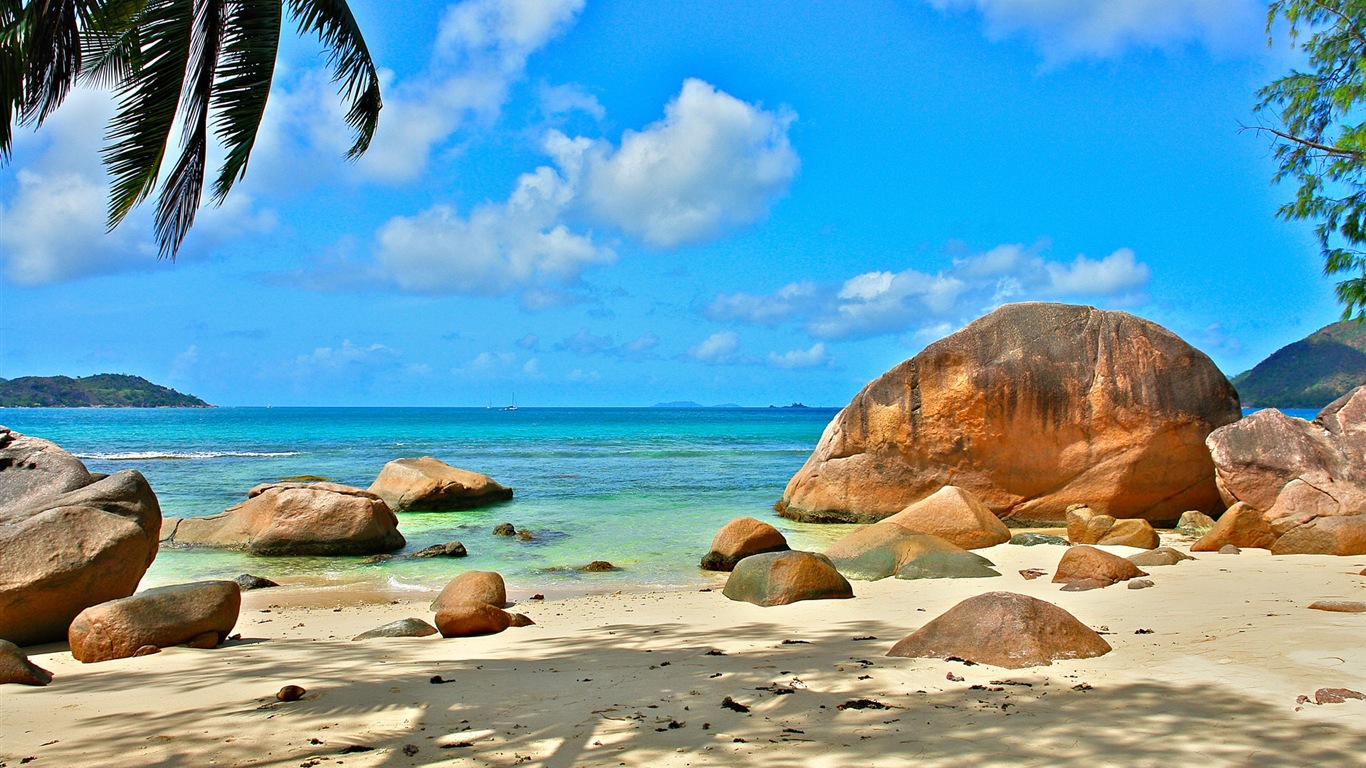 Seychellen-Insel, Natur, Landschaft HD Wallpaper #18 - 1366x768