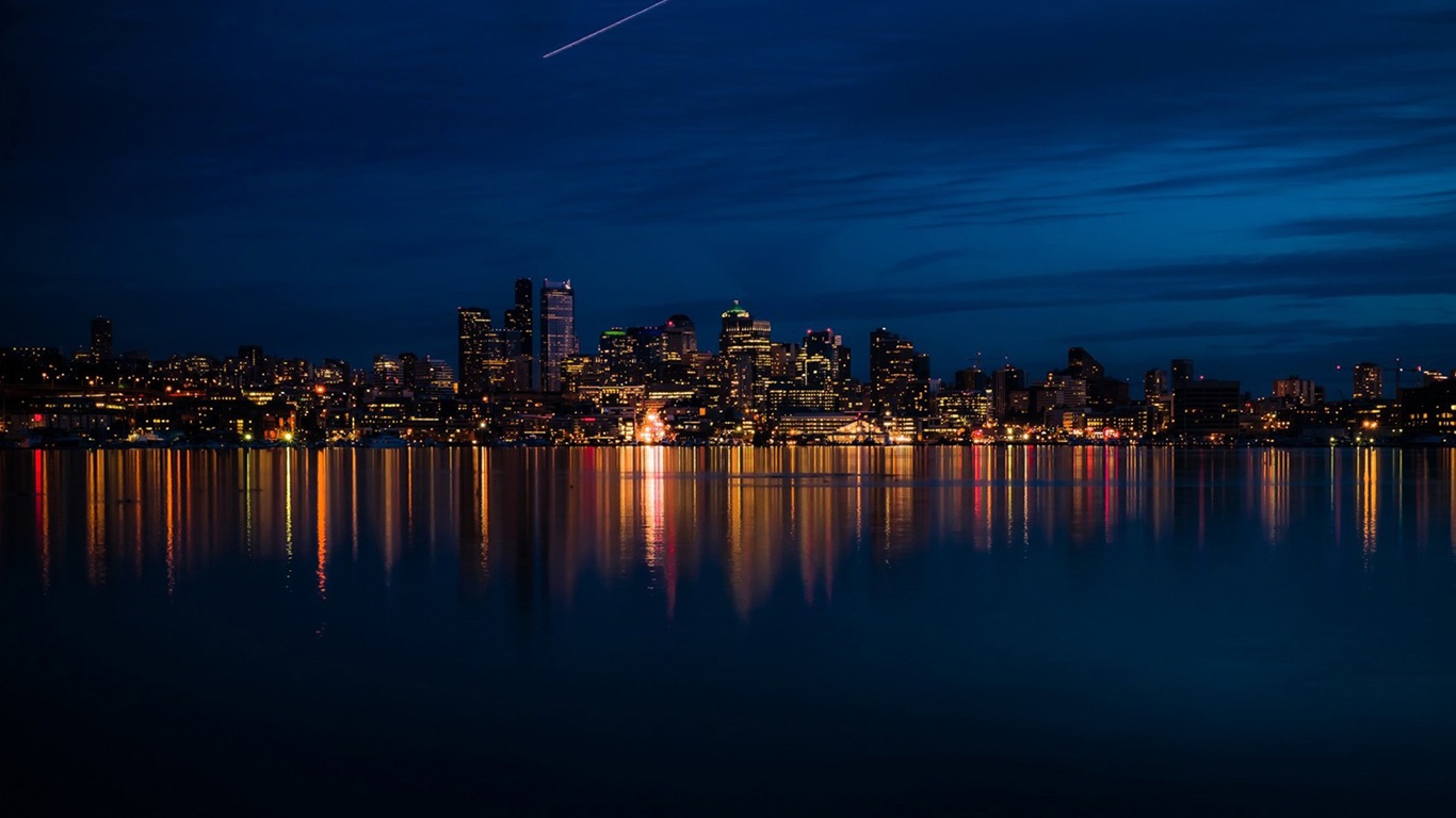迷人的城市夜景 高清壁紙 #12 - 1366x768