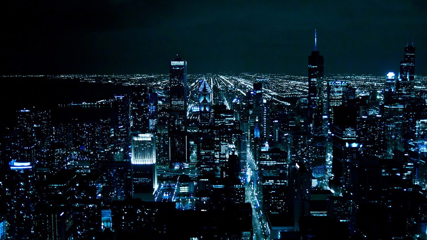 迷人的城市夜景 高清壁紙 #13 - 1366x768