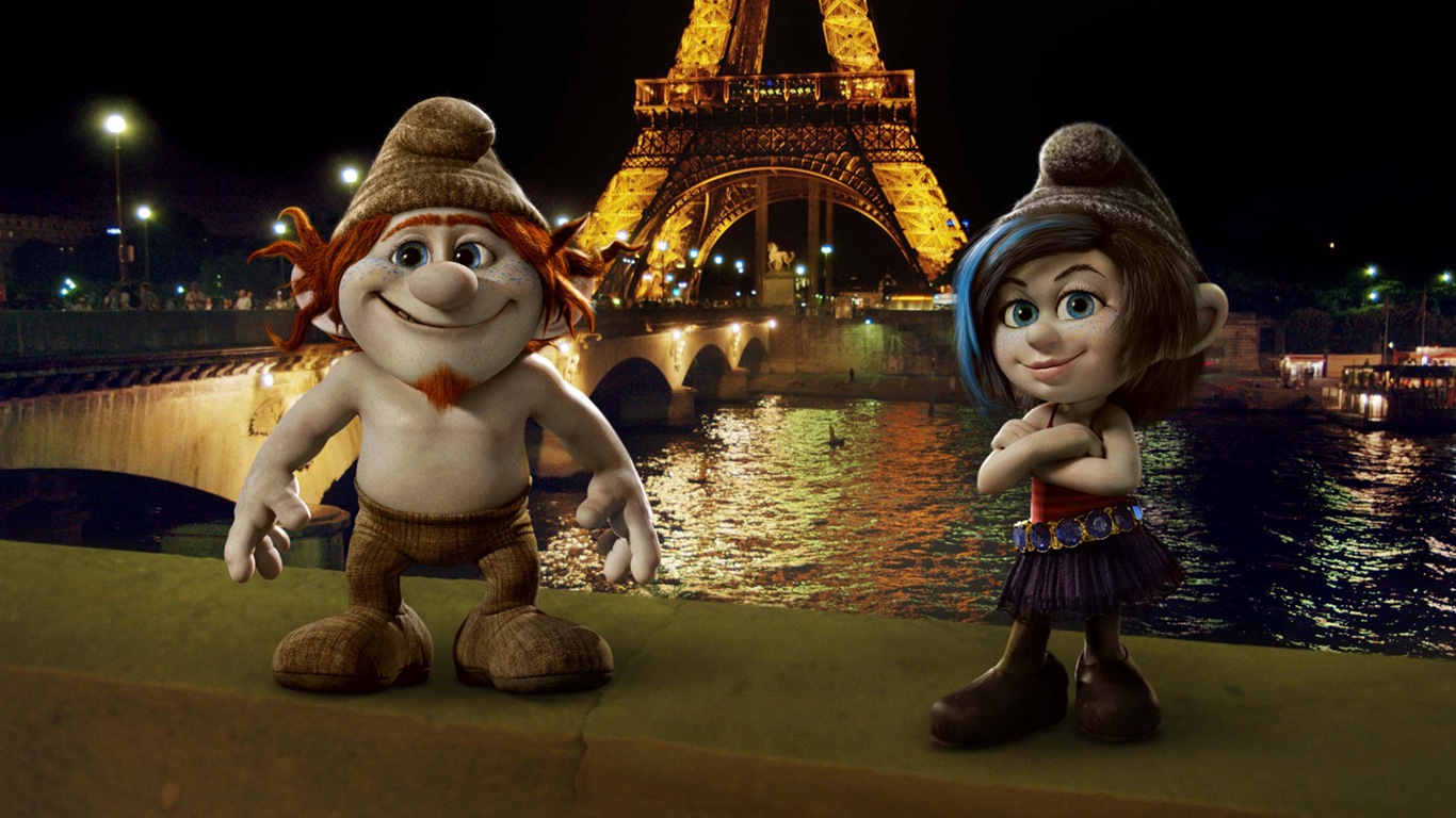 The Smurfs 2 蓝精灵2 高清电影壁纸6 - 1366x768