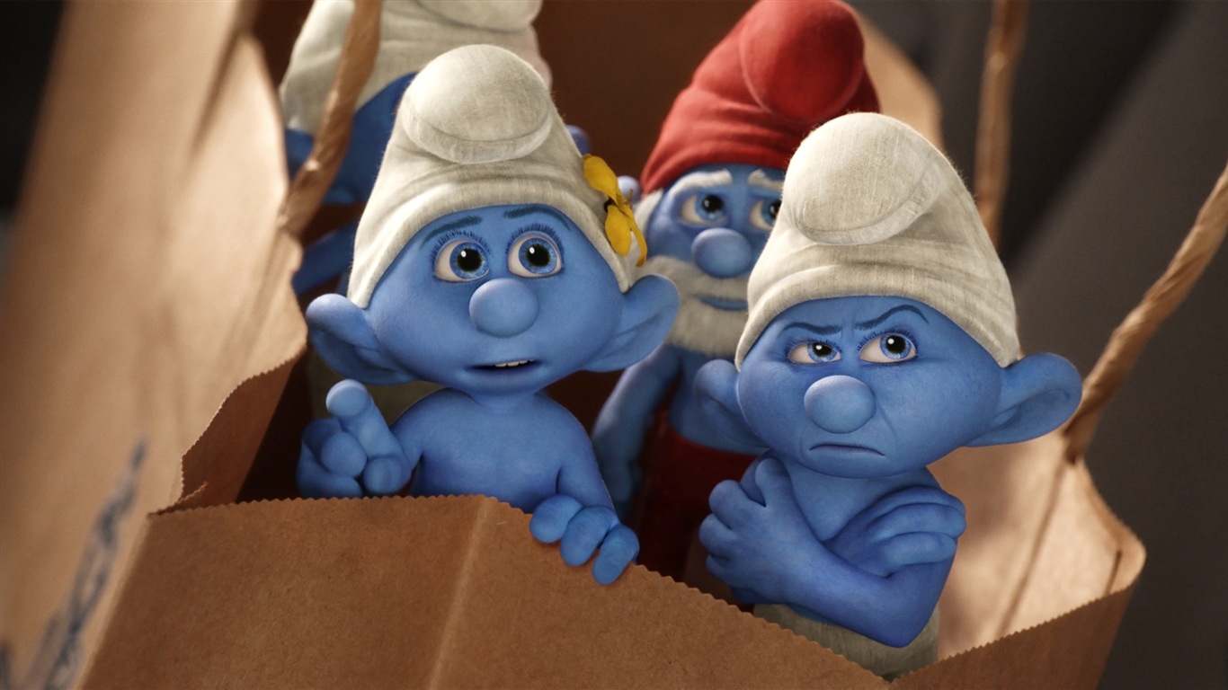 The Smurfs 2 蓝精灵2 高清电影壁纸12 - 1366x768