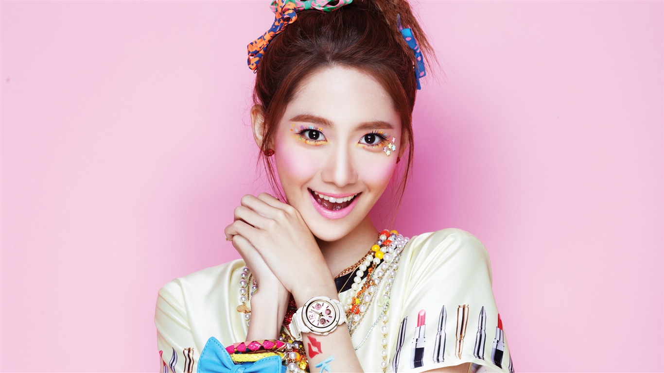 Girls Generation, Lim YoonA HD wallpapers #7 - 1366x768