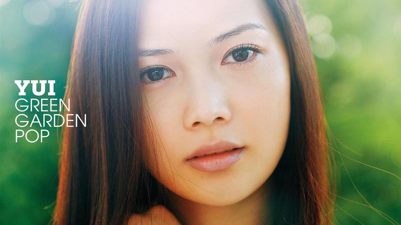 Japanese singer Yoshioka Yui HD wallpapers #2 - 1366x768