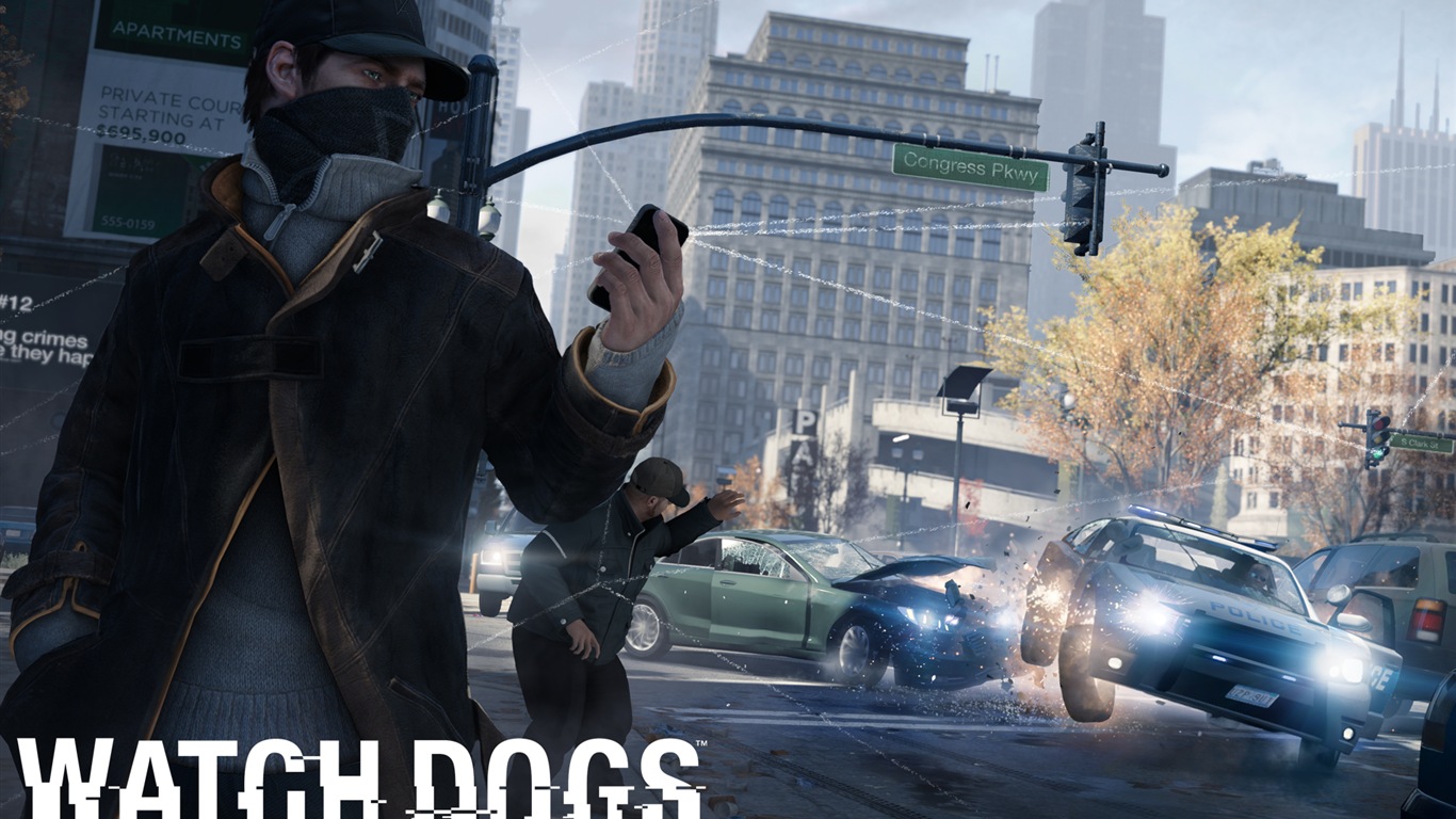 Watch Dogs 2013 game HD wallpapers #4 - 1366x768