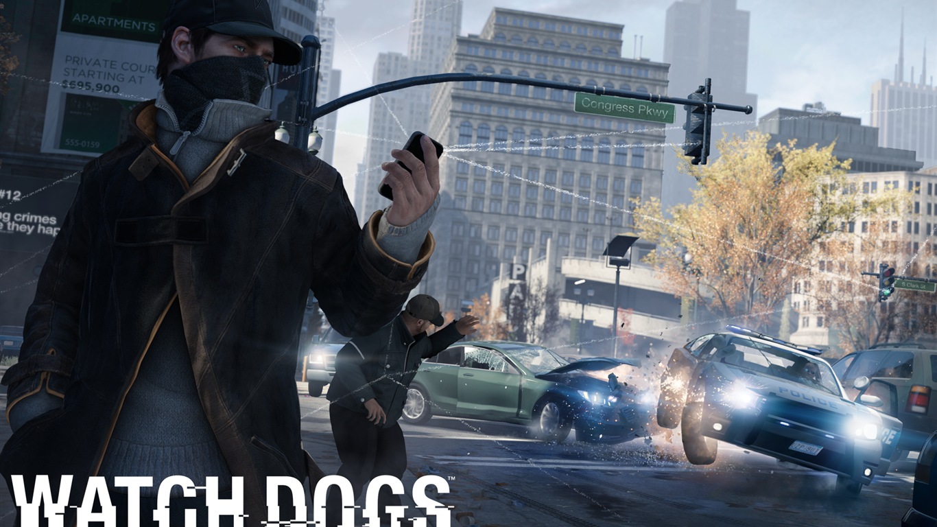 Watch Dogs 谍战危机 2013游戏高清壁纸4 - 1366x768