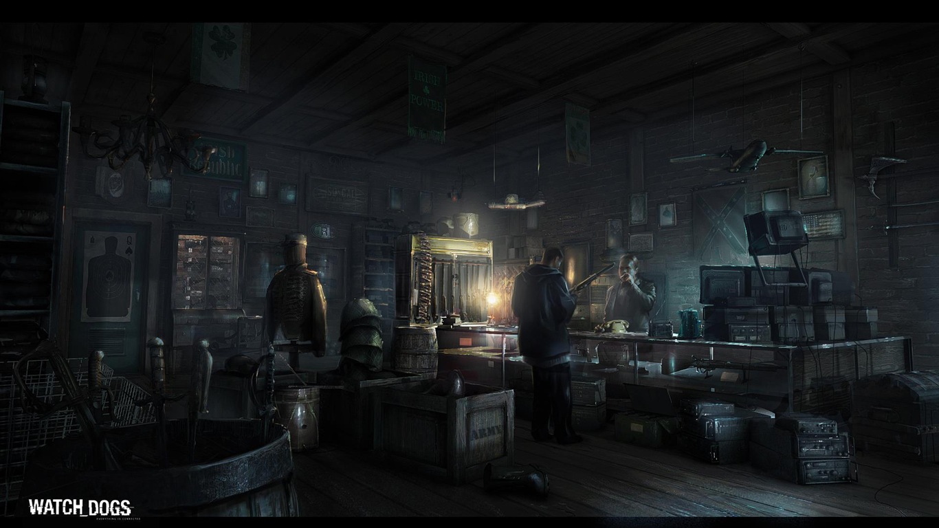 Watch Dogs 谍战危机 2013游戏高清壁纸5 - 1366x768