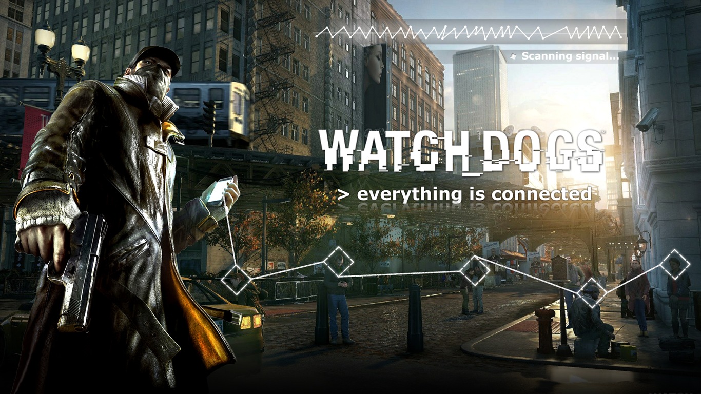 Watch Dogs 谍战危机 2013游戏高清壁纸17 - 1366x768