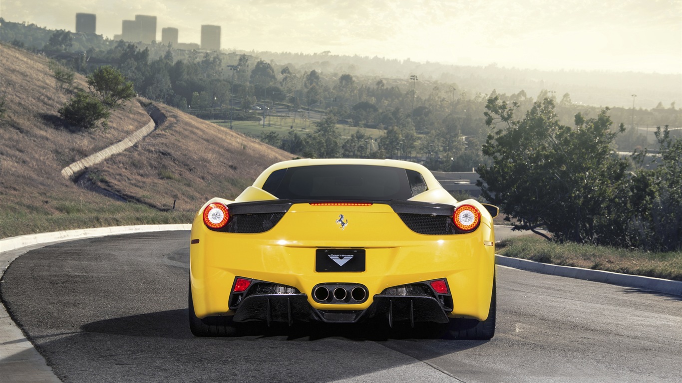 2013 Ferrari 458 Italia s 458-V supercar tapety HD #7 - 1366x768