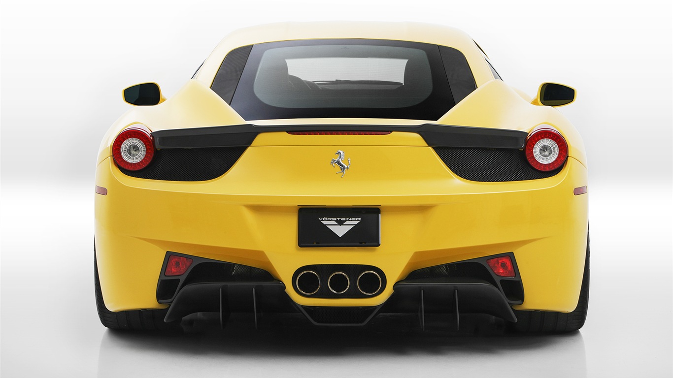 2013 Ferrari 458 Italia mit 458-V Supersportwagen HD Wallpaper #9 - 1366x768