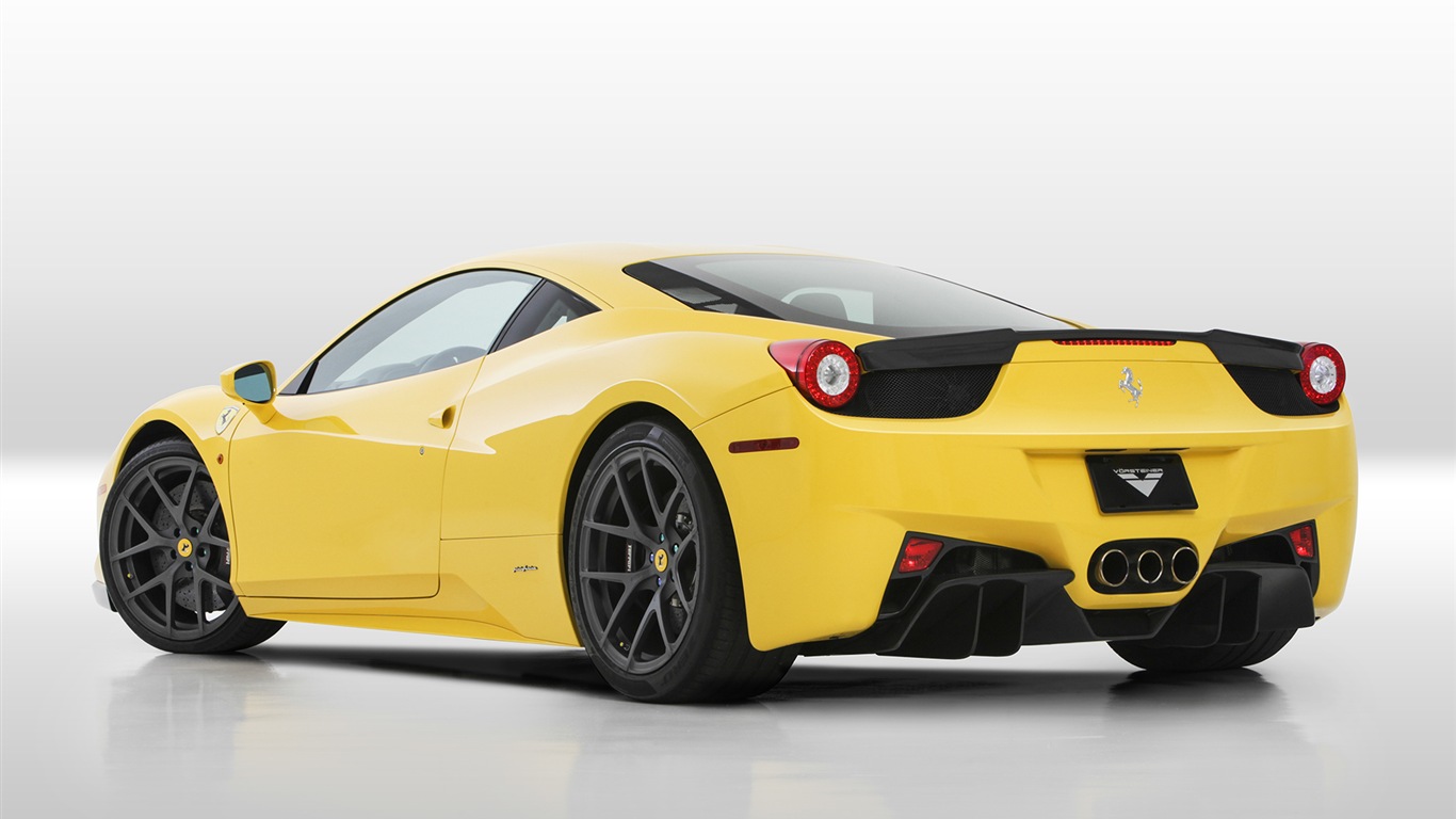 2013 Ferrari 458 Italia with 458-V 法拉利高清壁紙 #11 - 1366x768