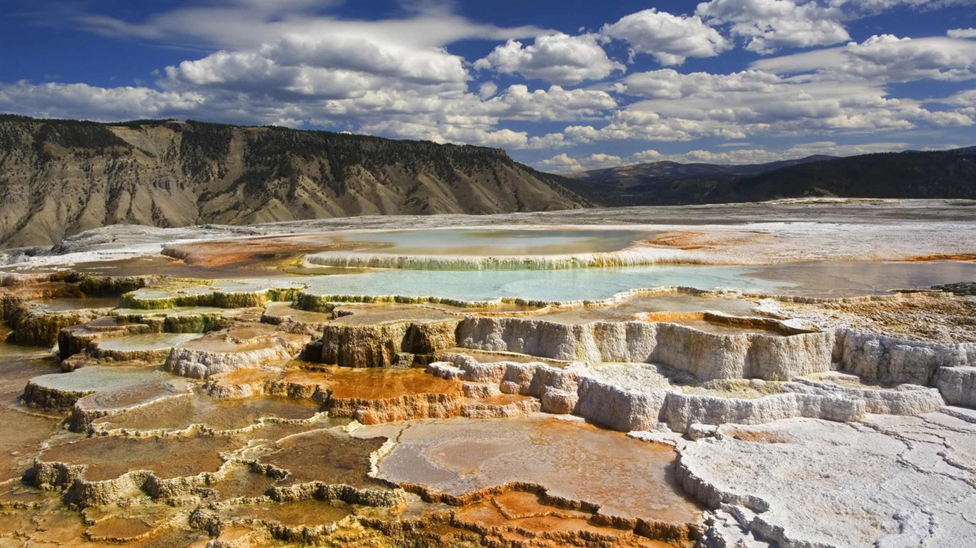 Dead Sea 死海美景 高清壁纸3 - 1366x768