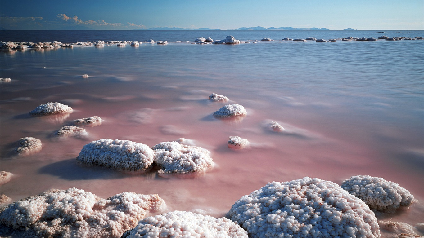 Dead Sea beautiful scenery HD wallpapers #6 - 1366x768