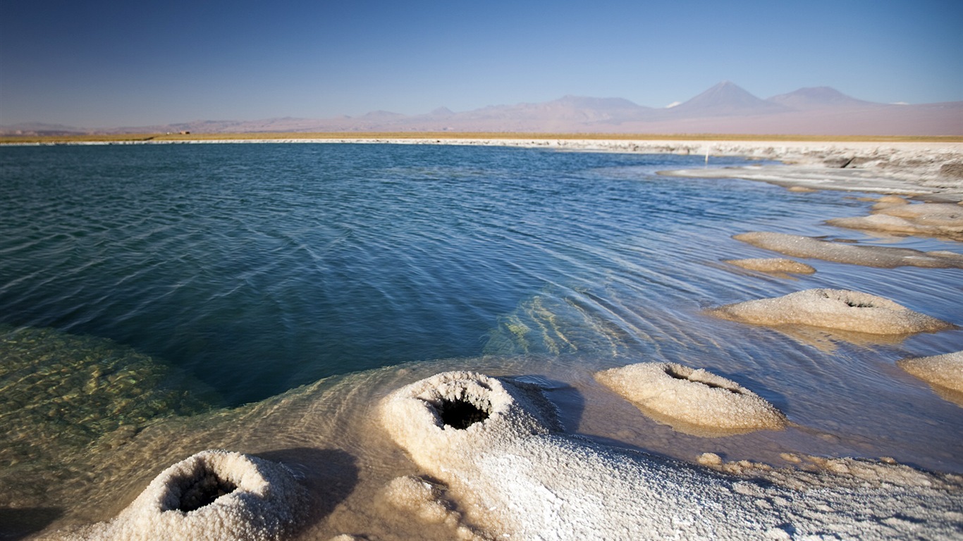 Dead Sea beautiful scenery HD wallpapers #14 - 1366x768