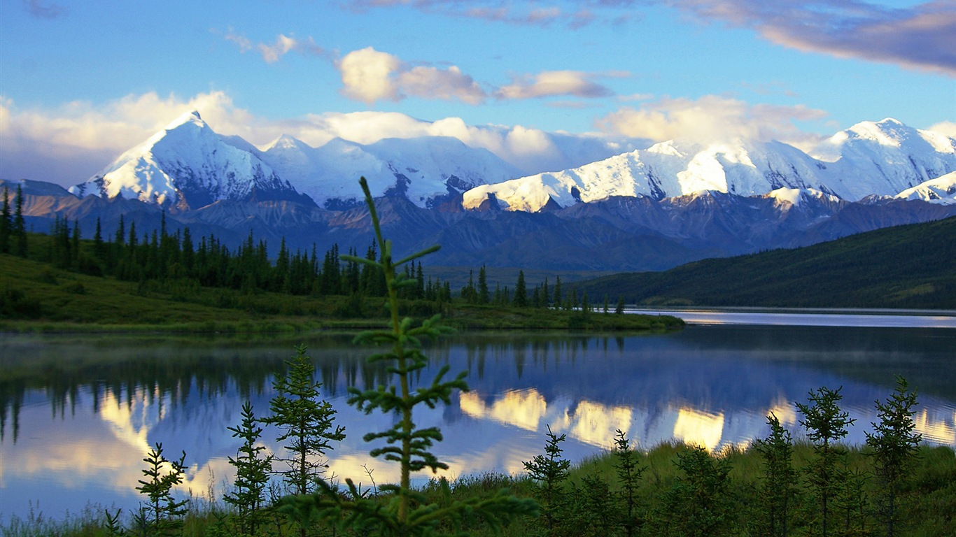 Denali National Park 迪納利國家公園 高清風景壁紙 #2 - 1366x768